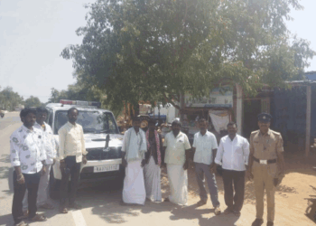 ERSS ಸಿಬ್ಬಂದಿ ಸಾರ್ವಜನಿಕ ಜಾಗೃತಿ ಮೂಡಿಸಿದರು