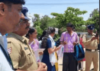 NEET ಕೇಂದ್ರಗಳ ಭದ್ರತೆಯನ್ನು ಪೊಲೀಸರಿಂದ ಪರಿಶೀಲಿಸಲಾಗಿದೆ