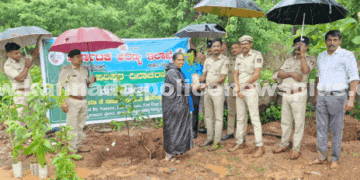 ಶಿರ್ವ ವಿಶ್ವ ಪರಿಸರ ದಿನಾಚರಣೆ ಪ್ರಯುಕ್ತ ಶಿರ್ವ ಪೋಲಿಸ್ ಠಾಣೆಯಲ್ಲಿ ವನಮಹೋತ್ಸವ ಆಚರಣೆ