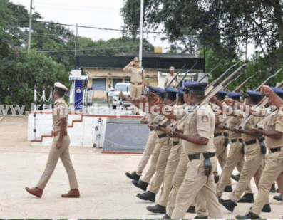 ಕೆಜಿಎಫ್ ಪೊಲೀಸ್ ಪರಿಶೀಲನಾ ಸಾಪ್ತಾಹಿಕ ಪರೇಡ್
