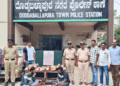ದೊಡ್ಡಬಳ್ಳಾಪುರ ಪೊಲೀಸರು ಶ್ರೀಗಂಧದ ಕಳ್ಳತನ ಪ್ರಕರಣವನ್ನು ಭೇದಿಸಿದ್ದಾರೆ