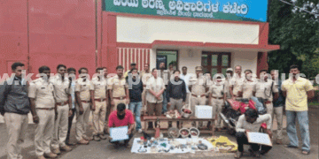 ಜಿಂಕೆ ಬೇಟೆಯನ್ನು ಅರಣ್ಯ ಅಧಿಕಾರಿಗಳು ಭೇದಿಸಿದ್ದಾರೆ