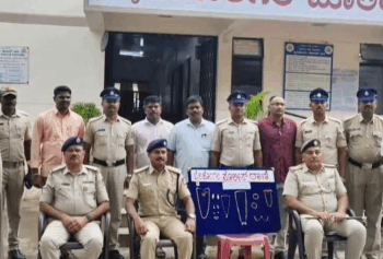 ಬೈಲಹೊಂಗಲ ಪೊಲೀಸರು ಕಳ್ಳತನ ಪ್ರಕರಣವನ್ನು ಭೇದಿಸಿದ್ದಾರೆ