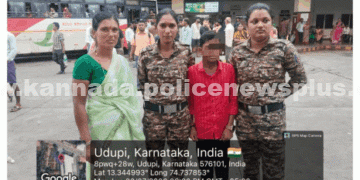 ಉಡುಪಿ ಪೊಲೀಸರು ಕಾಣೆಯಾದ ವಿದ್ಯಾರ್ಥಿಯನ್ನು ರಕ್ಷಿಸಿದರು