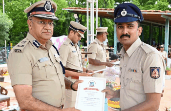 ಪೊಲೀಸ್ ಉನ್ನತ ಶ್ರೇಣಿಯ ಹೊಯ್ಸಳ ತಂಡಕ್ಕೆ ಗೌರವ