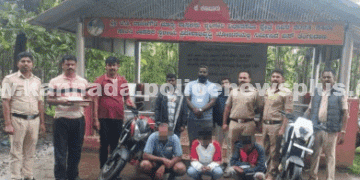 ನರಾಪುರ ಪೊಲೀಸರು ಗಾಂಜಾ ಮೇಲೆ ದಾಳಿ