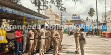 ಶಿವಮೊಗ್ಗ ಪೊಲೀಸರು ಕ್ಷೇತ್ರ ಜಾಗರೂಕತೆಯನ್ನು ಬಲಪಡಿಸಿದರು