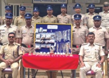 ಕಿತ್ತೂರು ಜ್ಯುವೆಲ್ಲರಿ ಕಳ್ಳತನ: ಐವರು ಅಂತರರಾಜ್ಯ ಕಳ್ಳರ ಬಂಧನ