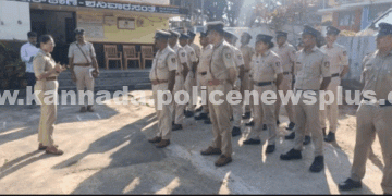 ಶನಿವಾರಸಂತೆ ಪೊಲೀಸ್ ಠಾಣೆಯ ಪರಿಶೀಲನೆ ಕೊಡಗು ಎಸ್ಪಿ